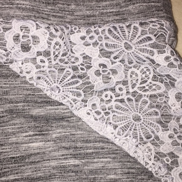 Gray with crochet shorts - Picture 2 of 2